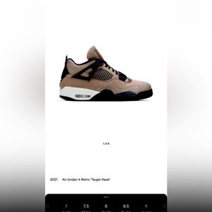 Jordan retro 4 “Taupe Haze”